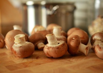 champignons = mushrooms