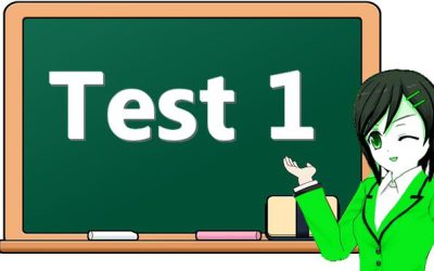 Test anglais débutant 1